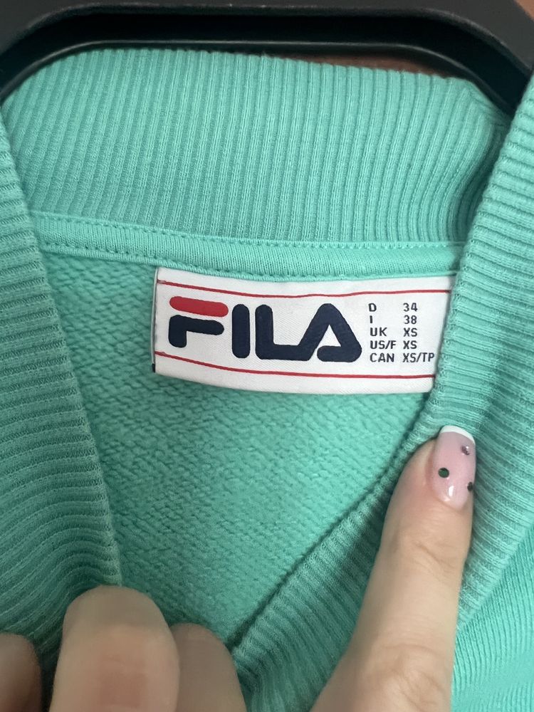 Fila turkusowa bluza golf XS/S