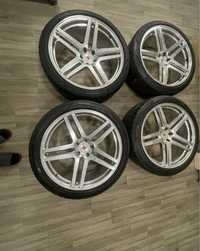 диски vossen 22 разноширокие с резиной pirelli pzero 295 35