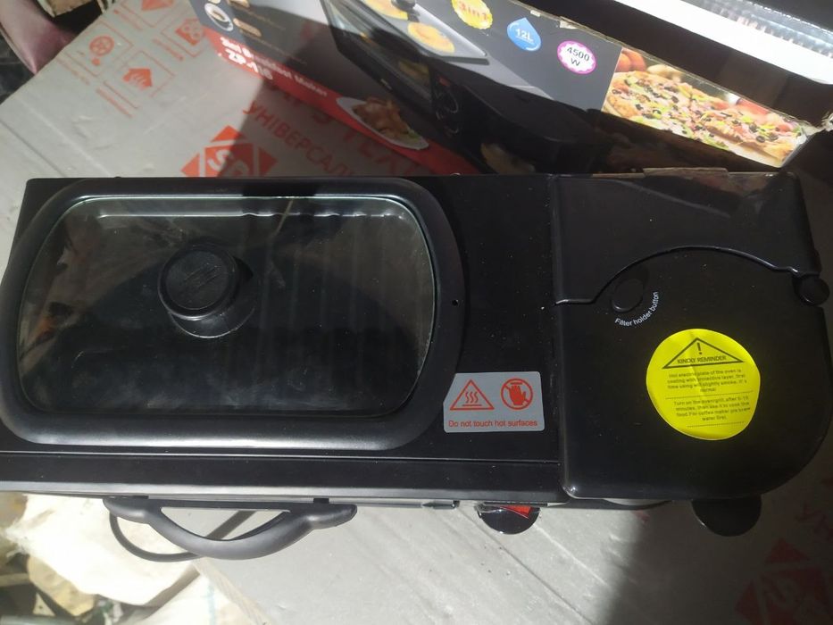 Мультифункціональна духовка 3в1 (кава+духовка+гриль)