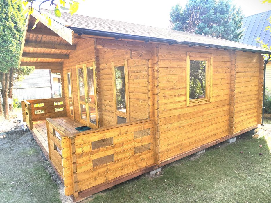 Drewniane Historie-Drewniany domek Relax 33m2 / Dostępny od ręki !