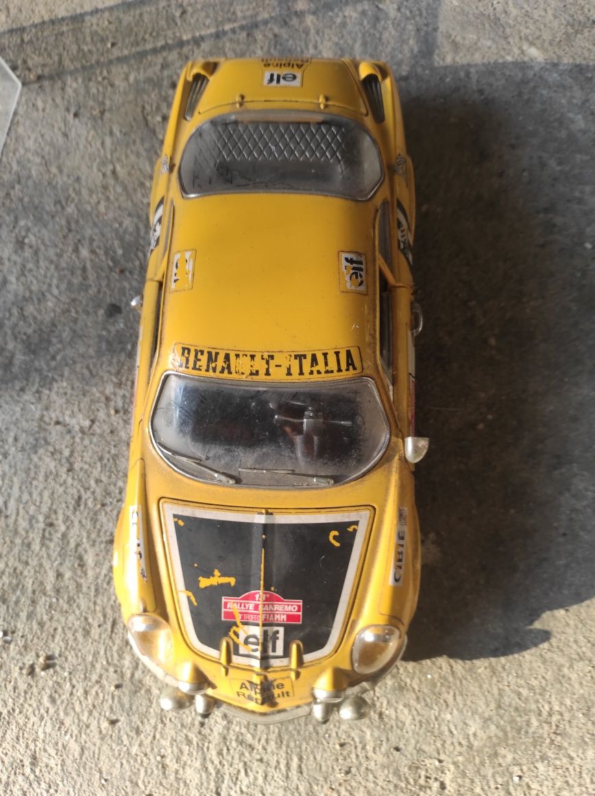 Carrinhos de Ferro Ford Escort RS) Renault Alpine