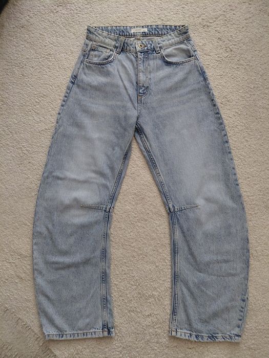 Spodnie jeans  Barrel rozm. 164 firm Resserved