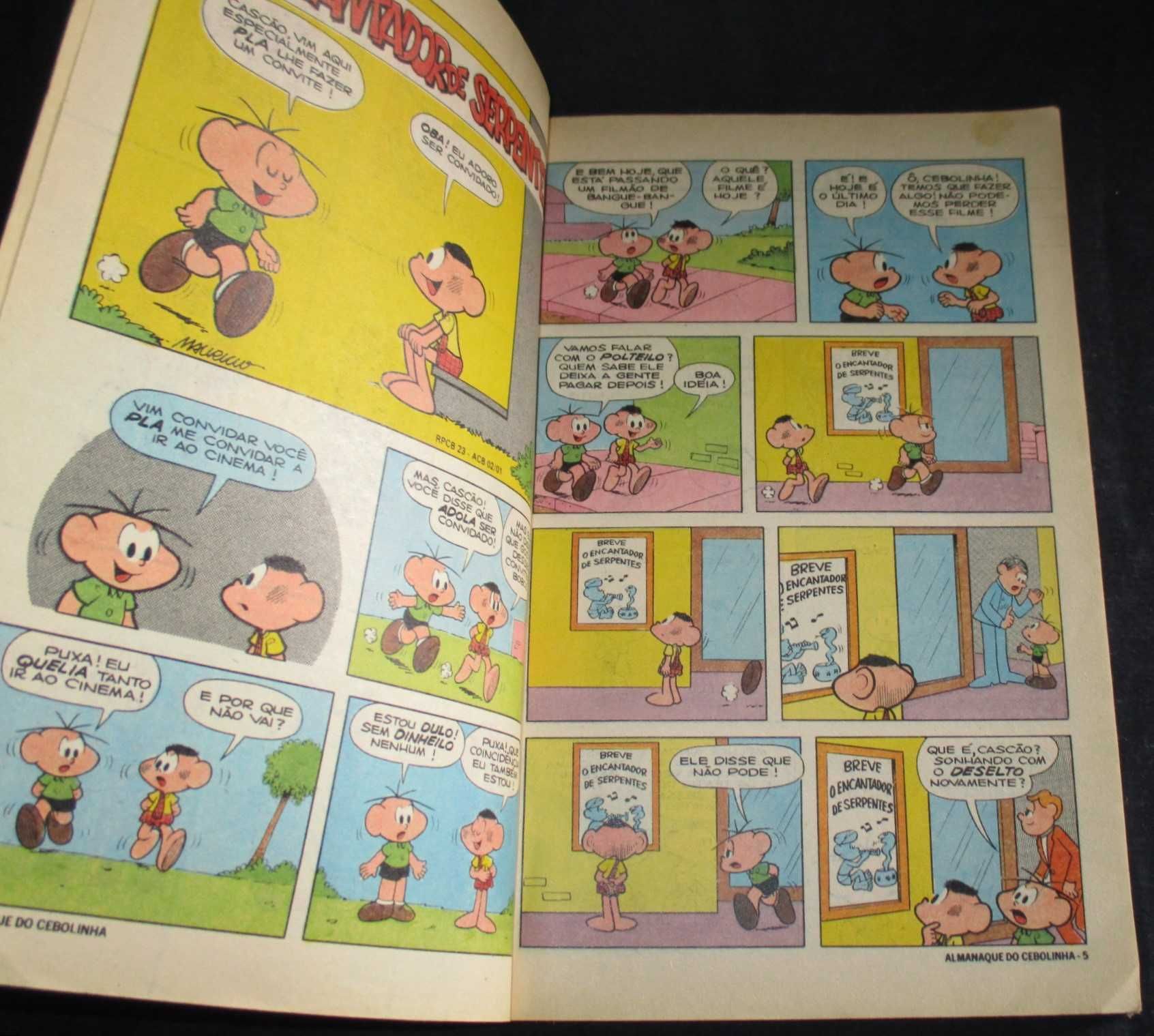 Livro BD Almanaque do Cebolinha nº 2