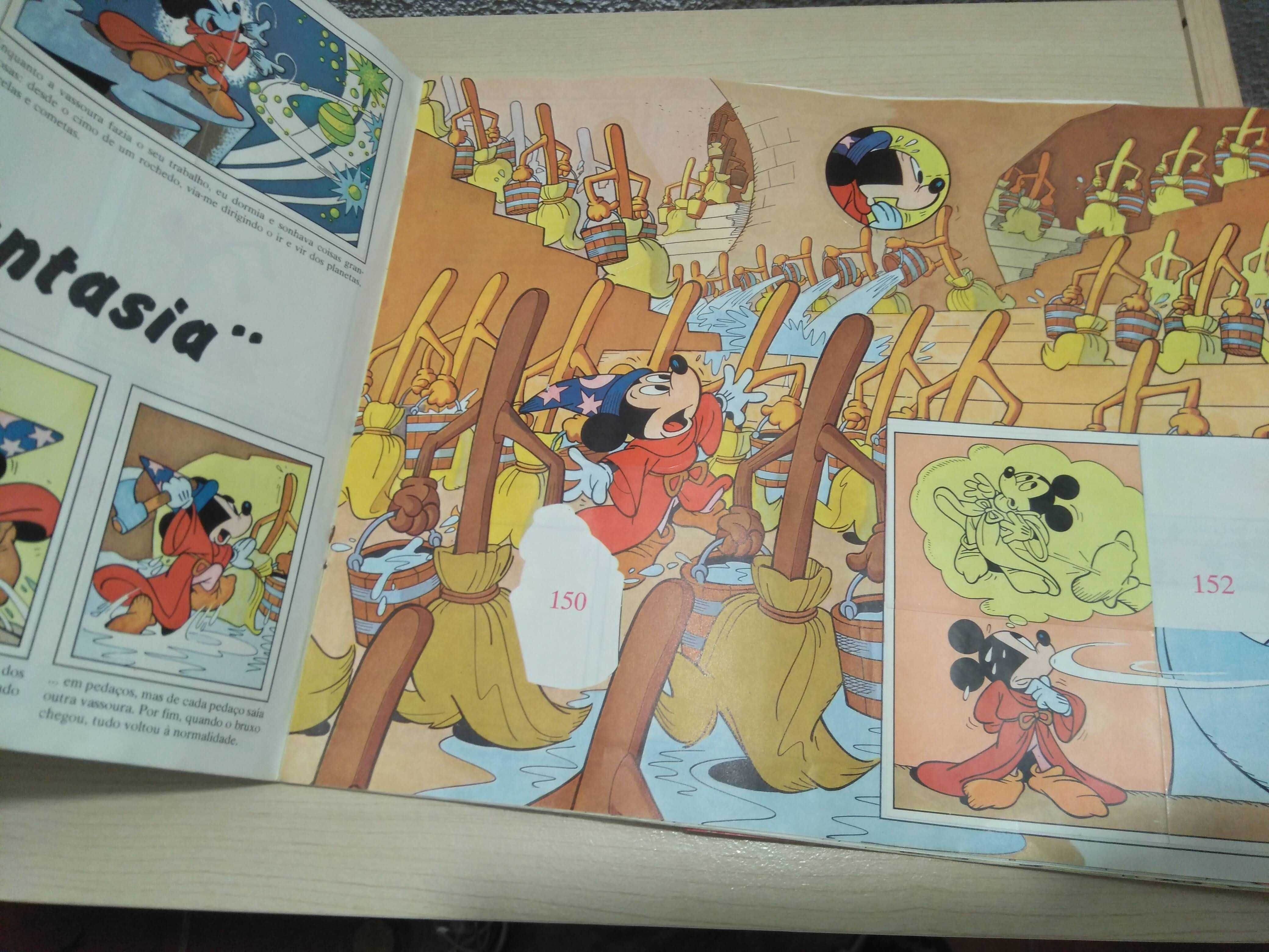 Caderneta de cromos Mickey Story - raridade