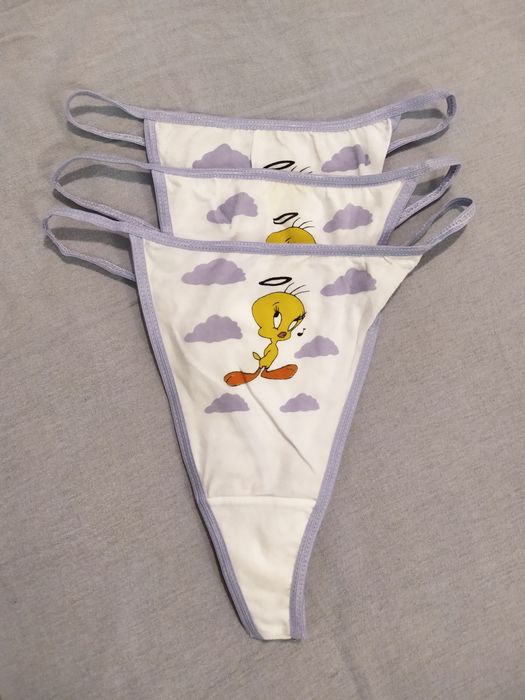 bawełniane stringi XS S babygirl lolita soft