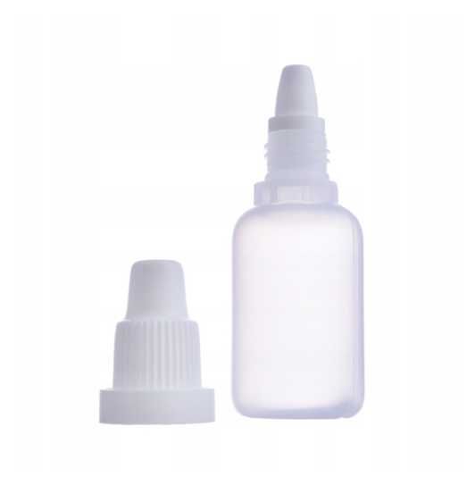 Butelka butelki z dozownikiem na krople serum ze zrywką 10 ml  100 szt