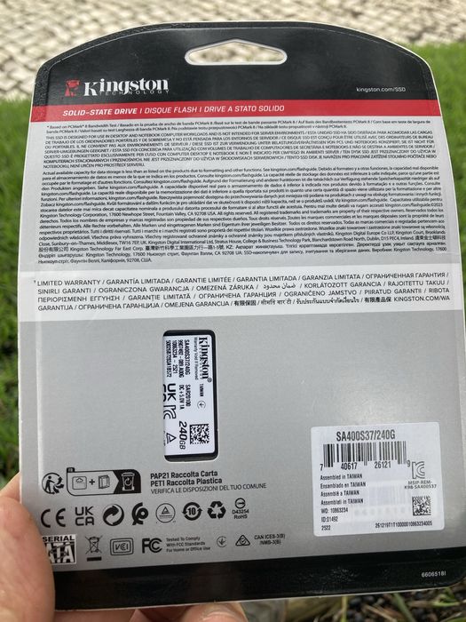 Disco SSD kingston A400 240gb