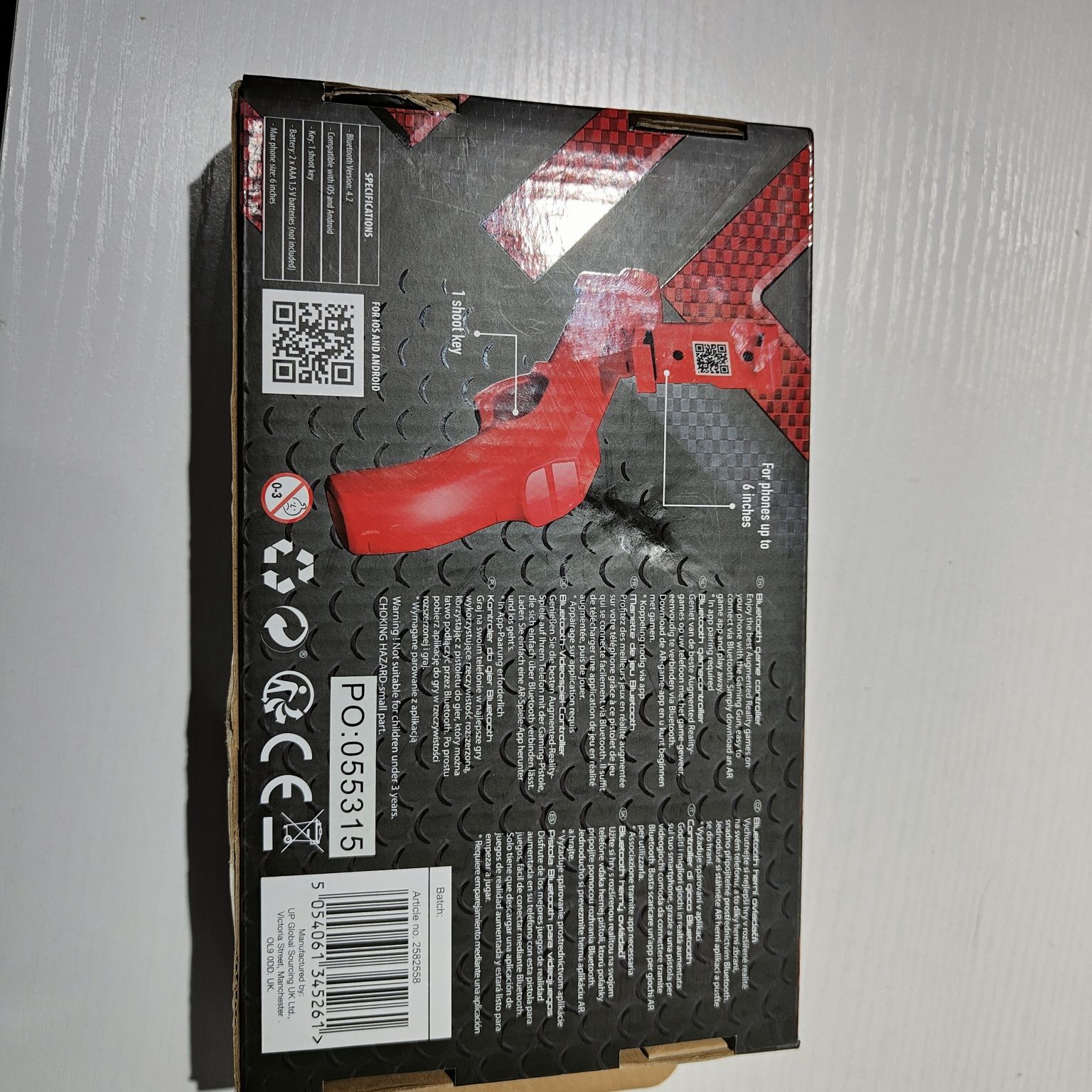 Pistolet do gier Bluetooth Game Controller Battletron Gaming