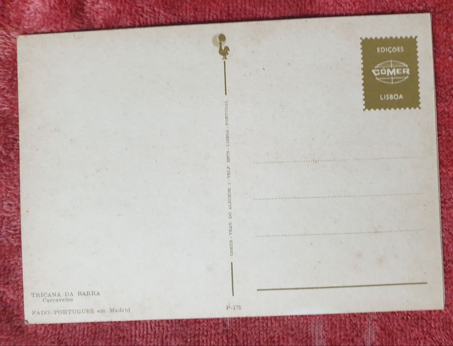 Postal antigo referente a tricana