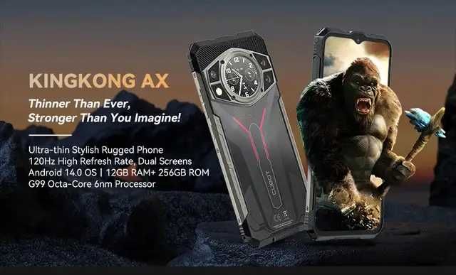 Смартфон Cubot KingKong AX 12/256Gb 120Hz Helio G99 Fast Charge Global