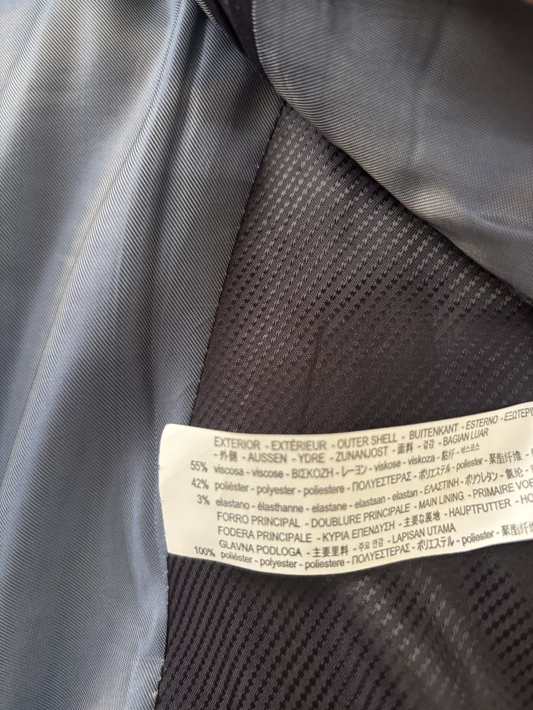 Чоловічий костюм Zara, темно-синій, розмір 50 (L)