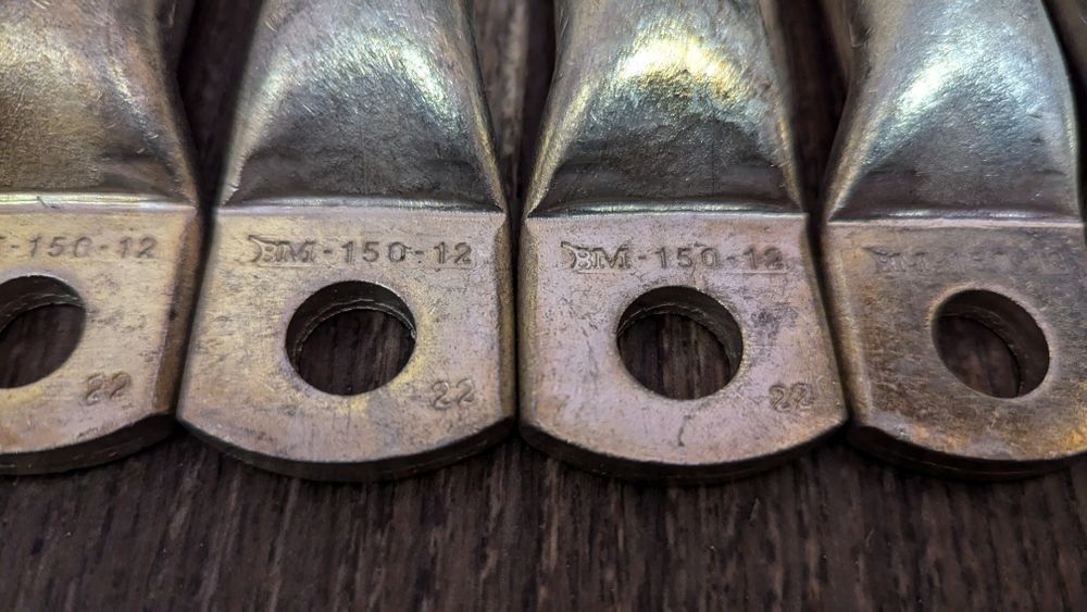 Наконечники медные луженые удлиненные 150мм BM GROUP 83349