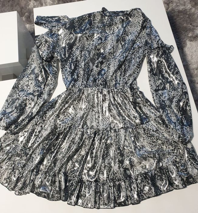 Vestido animal-print da marca Denny Rose, novo