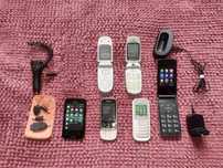 Kolekcja klasycznych telefonów
