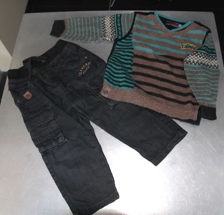 Conjunto calças e camisola Catimini 2 anos, tamanho 86