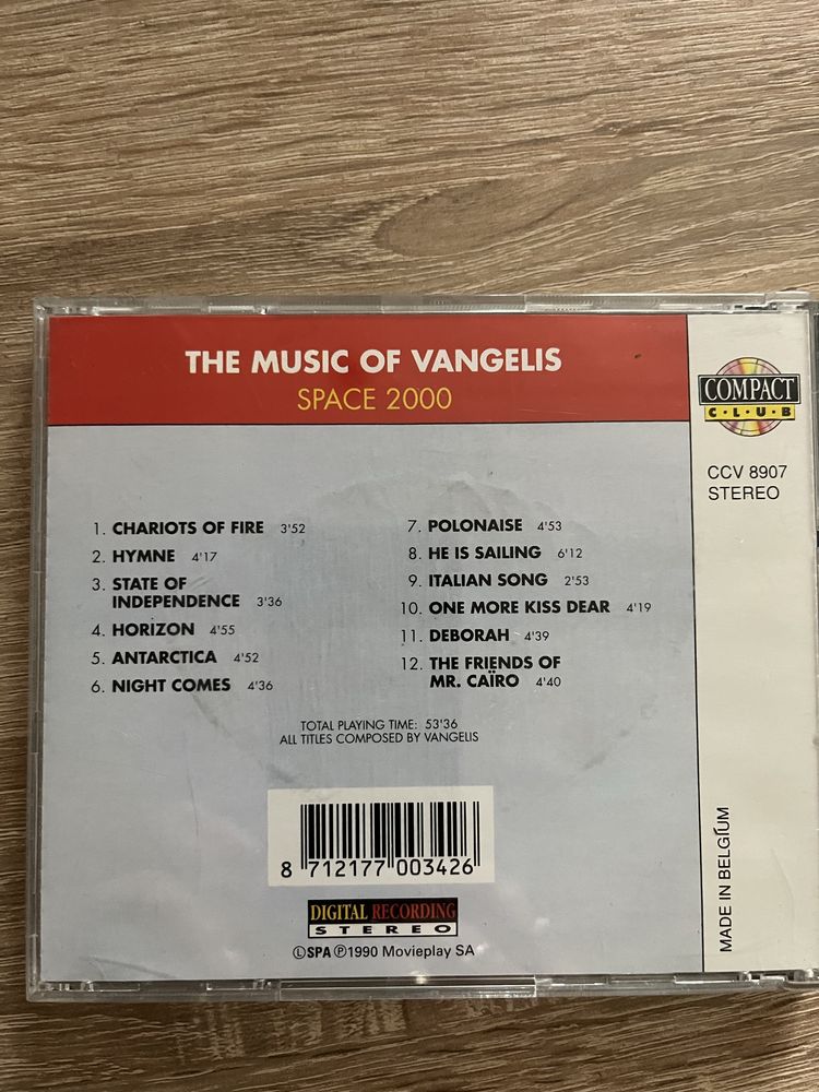 Plyta CD wykonanie VANGELIS.
