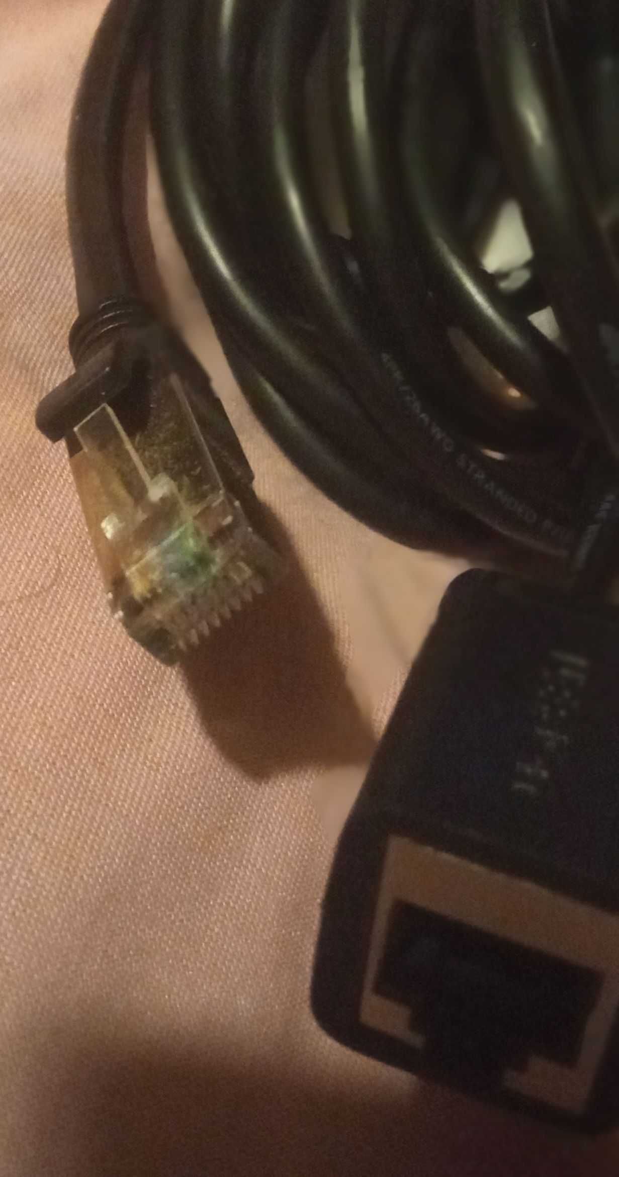 Przedłużacz Kabel Sieciowy LAN ETHERNET RJ45 UTP Przewód 5 metrów