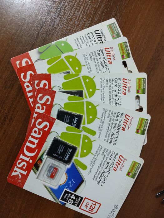 MicroSd 128gb SanDisk Ultra 48mb/s