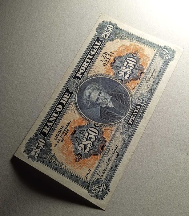 Nota 2$50 escudos 1925 - Portes Gratis