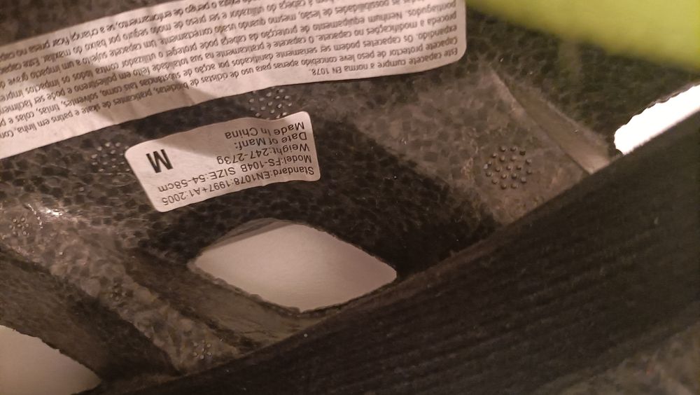 Capacete para andar de bicicleta tamanho M