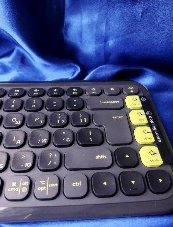 Клавіатура бездротова Logitech POP Icon Keys Wireless Graphite