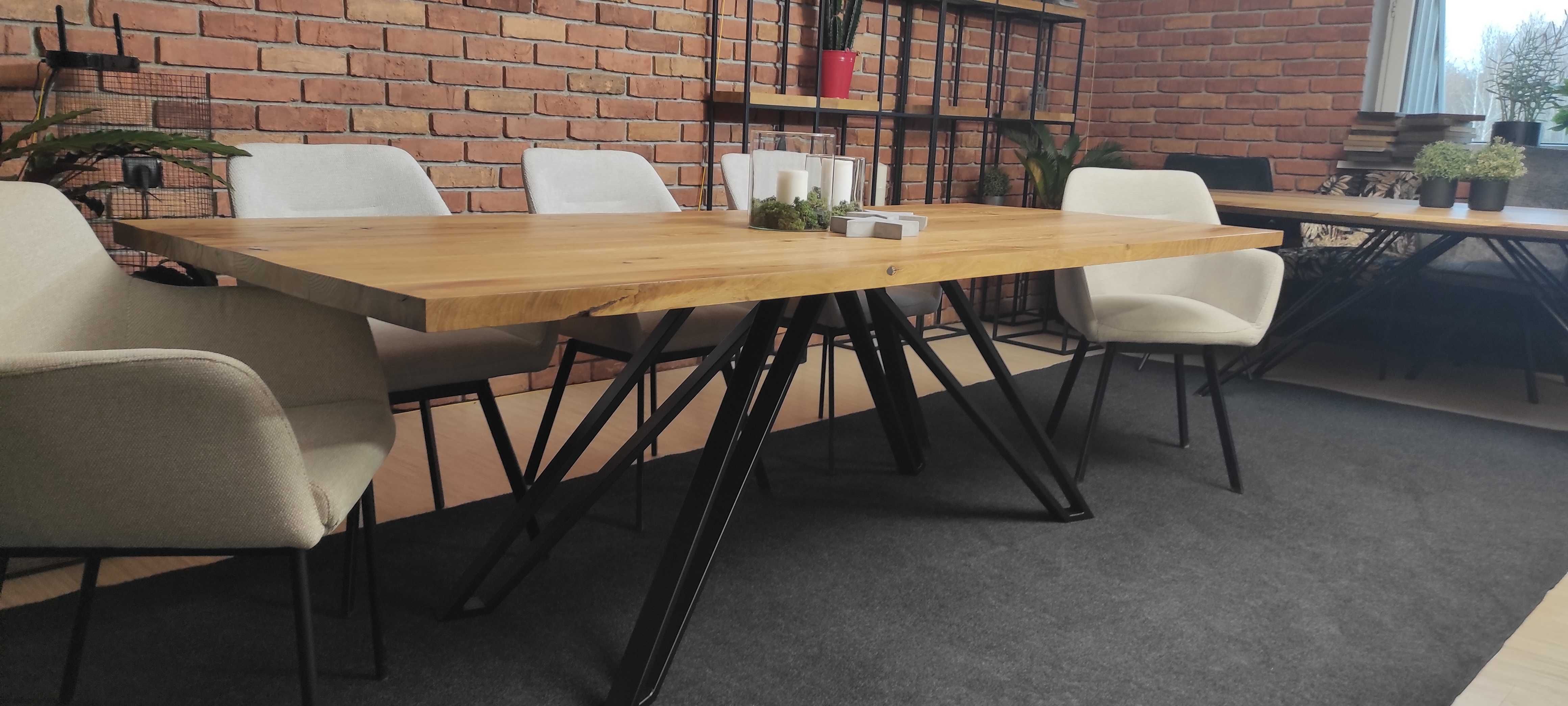 stół lity dąb 240x100 producent dostępny od ręki