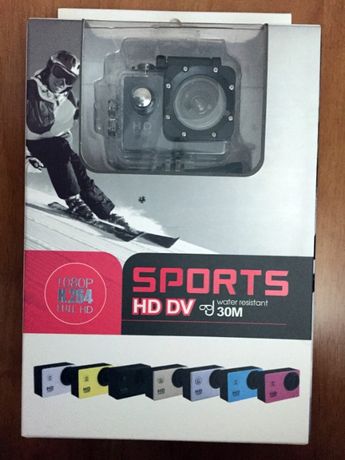 Экшн камера видеорегистратор веб камера Sports HD DV 1080P
