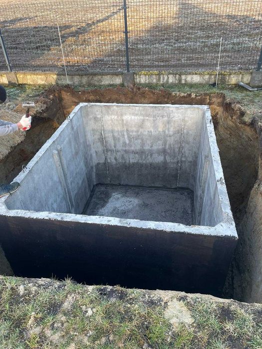 szamba betonowe kanały samochodowe, gnojowice