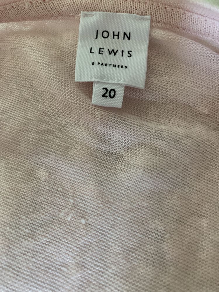 Lniana bluzka John Lewis Rozmiar 20