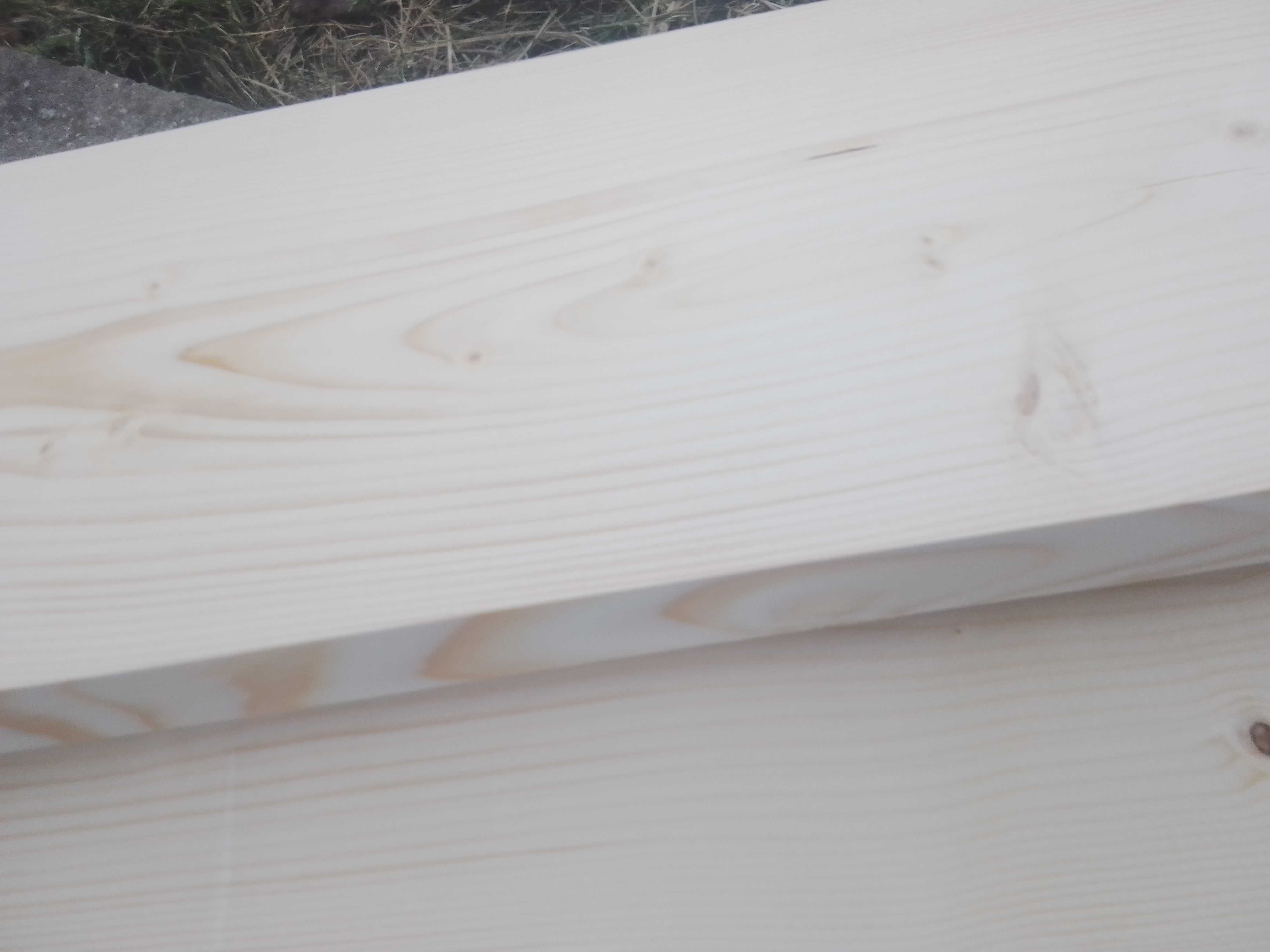 Blat drewniany -  Deska heblowana świerk  100 cm x 20 cm x 2 i 3 cm