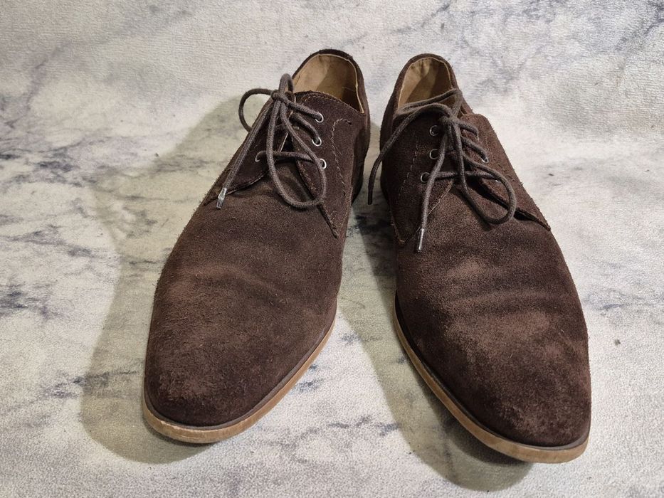Замшевые мужские туфли Manfield.размер 44.