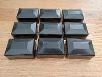 9 szt - Daszek, kapturek, nasadka na słupek 4x6cm - 9 szt. NOWE