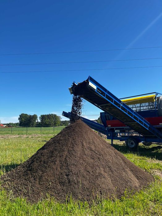 ziemia przesiewana ogrodowa humus żyzna pod trawnik