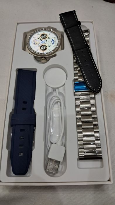 Smartwatch LG72 Pro Max Prata novo