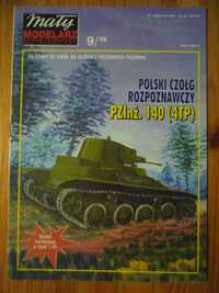 Mały Modelarz nr 9/1999 "Polski czołg rozpoznawczy PZInż. 140"