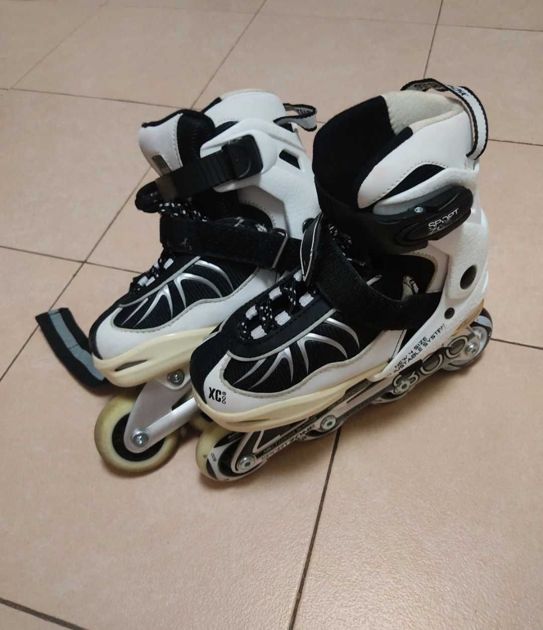 Patins em linha.