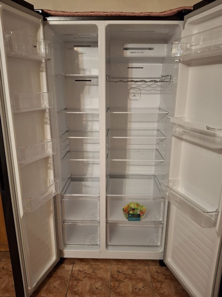 Холодильник інверторний Gorenje NRS918EMB, Side by Side, 2021 року