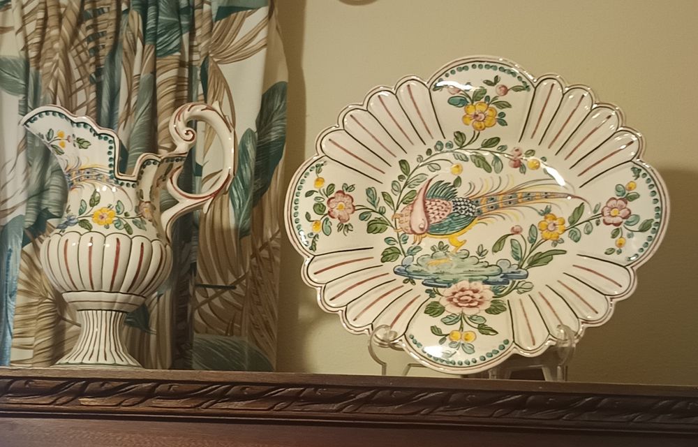 Conjunto pintado a mão