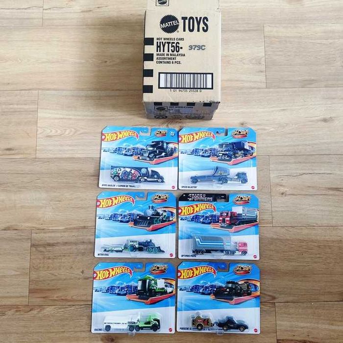 6x Hot Wheels HYT56 Novos em caixa