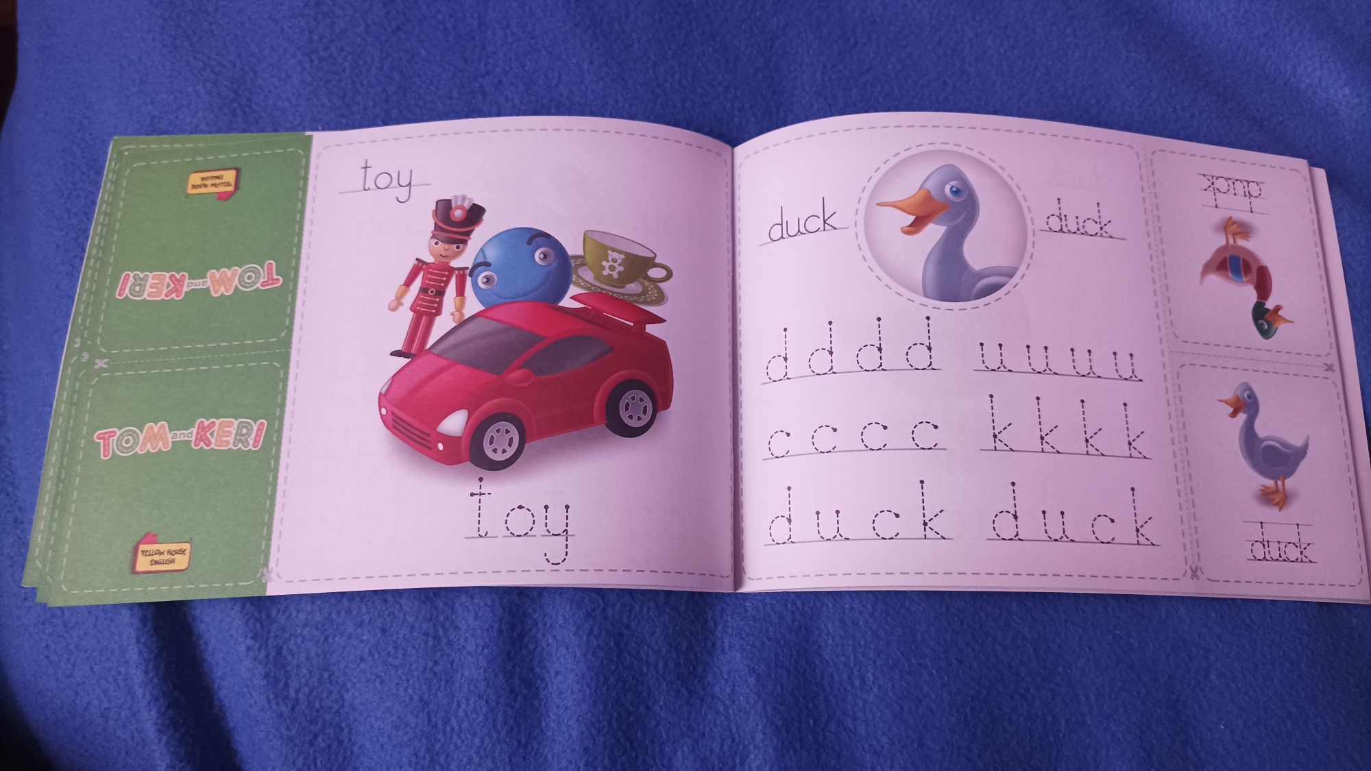Tom and Keri Writing Book English dzieci angielski