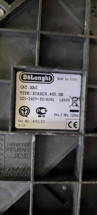 Máquina café delonghi primadonna S