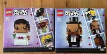 LEGO 40384 BrickHeadz Pan Młody 40383 Panna Młoda komplet 2 szt.