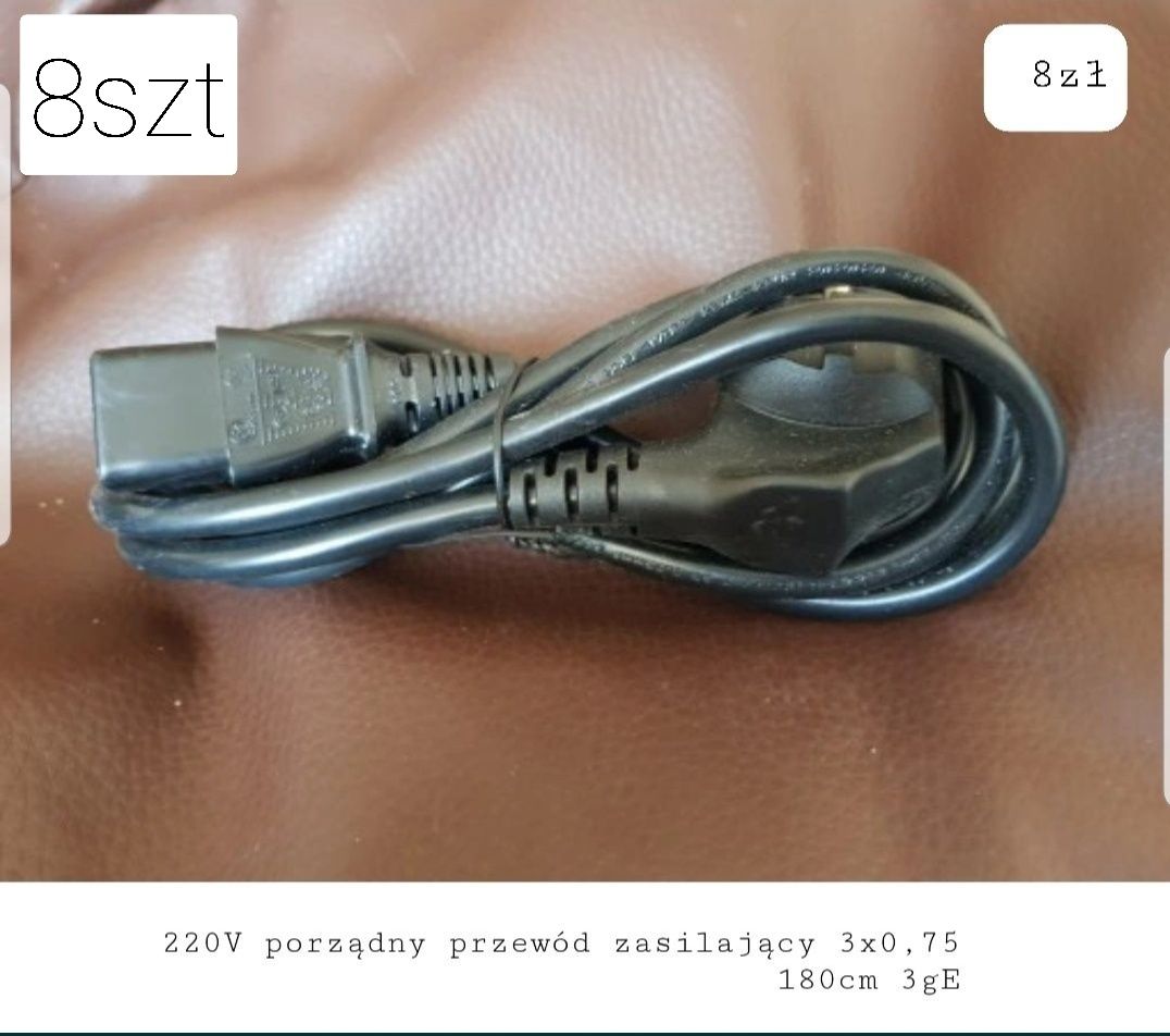 220V porządny kabel przewód zasilający