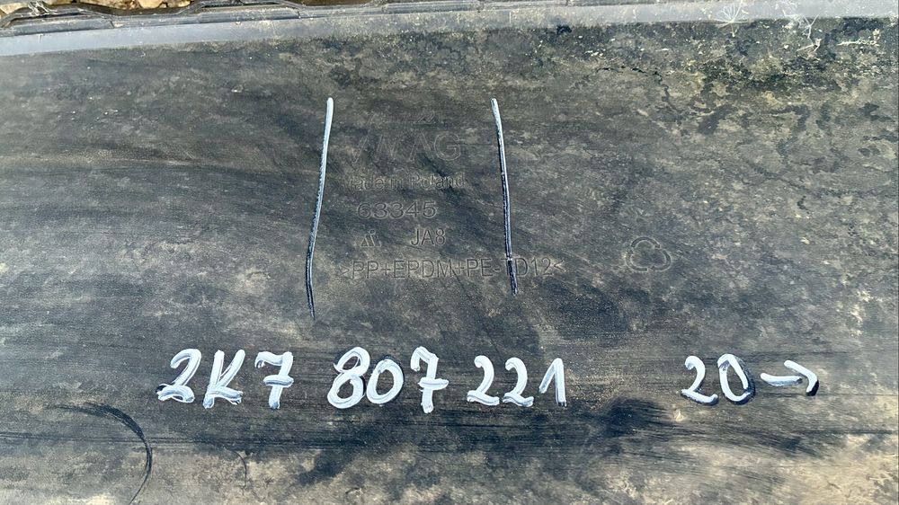 Zderzak przedni na radar VW Caddy IV 4 2K7 21- oryginal