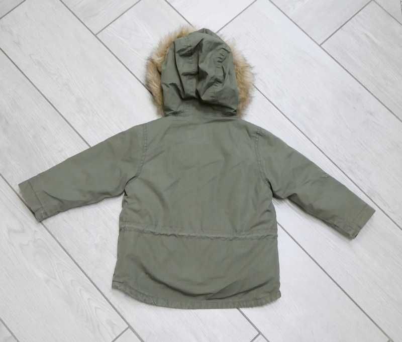 ZARA kurtka zimowa Parka roz92cm