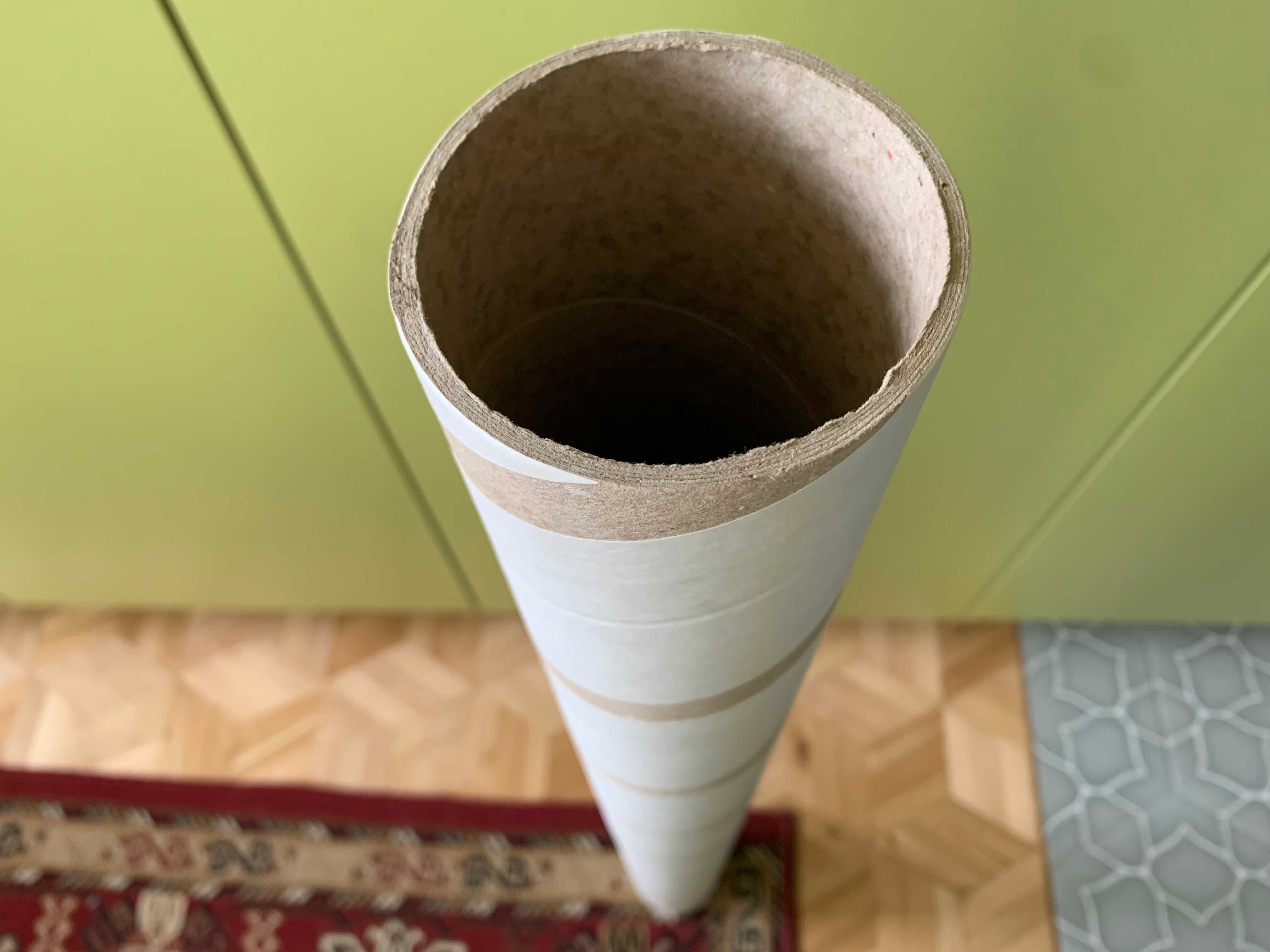 Tuba tekturowa rulon rura dł 1 m śr 8 cm DIY crafting rękodzieło