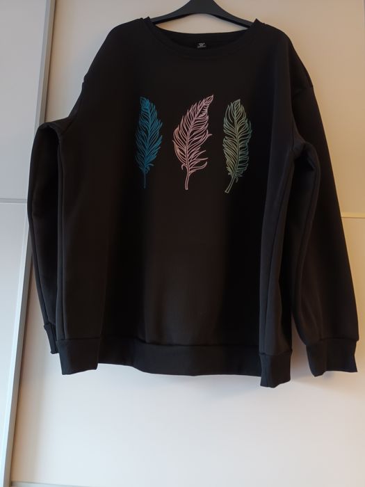 Camisola de manga comprida preta