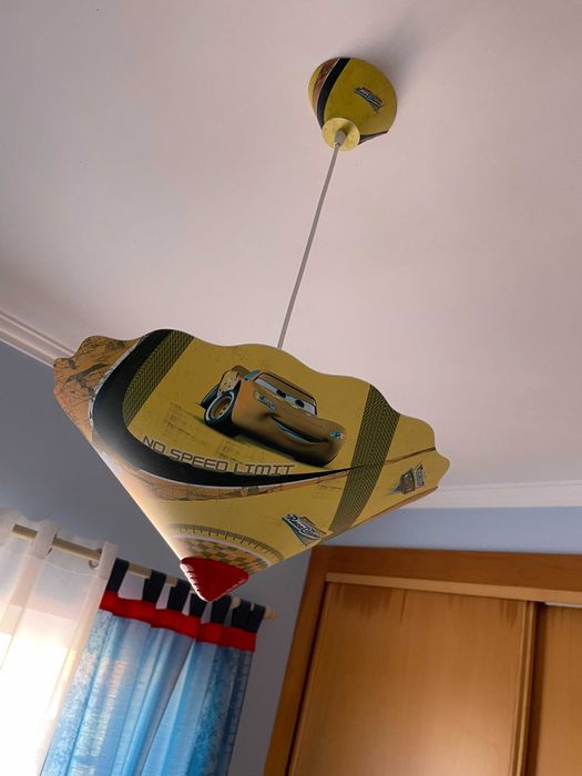 Candeeiro Teto Faísca Mcqueen