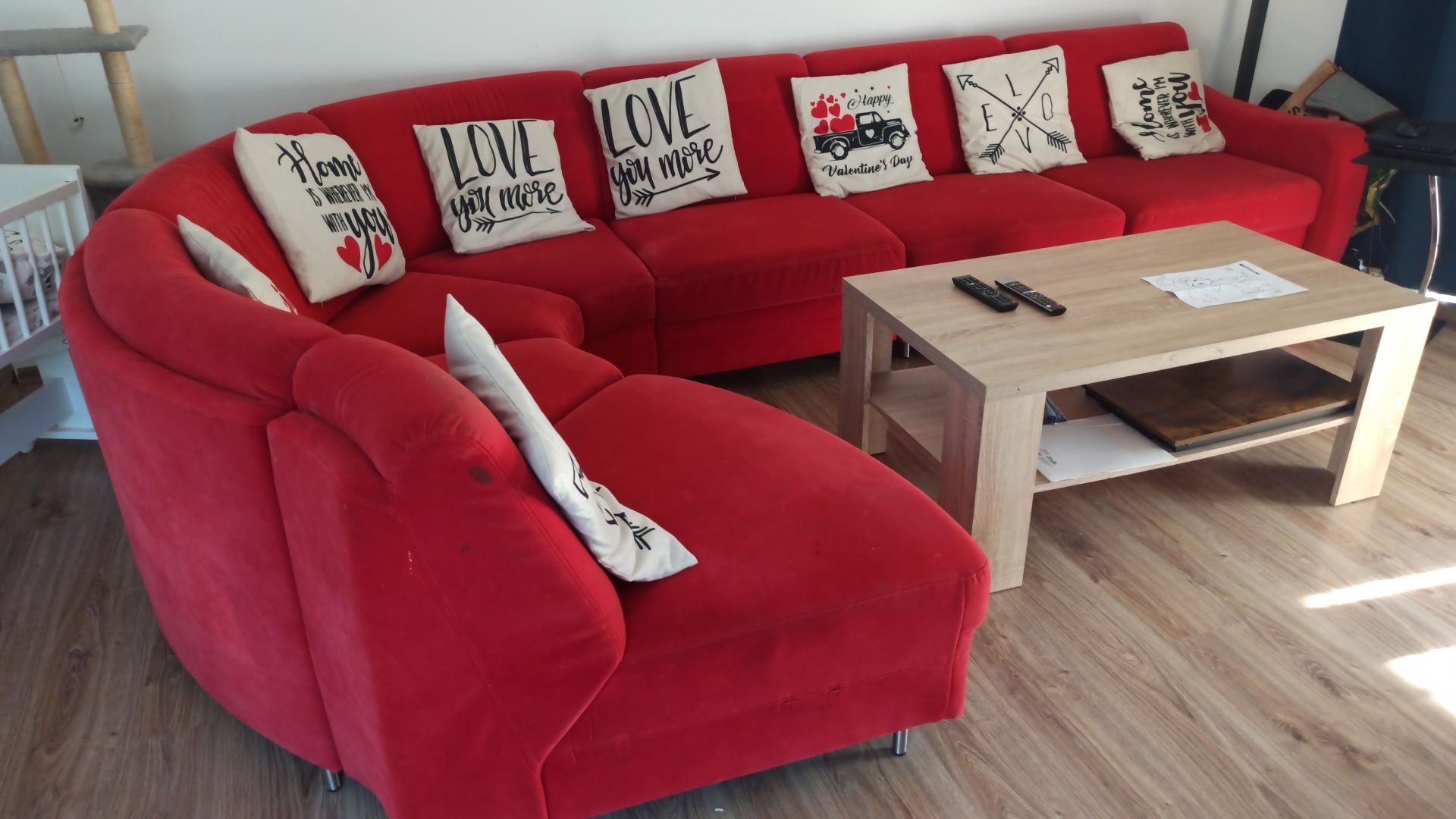 Czerwona sofa (modułowa)