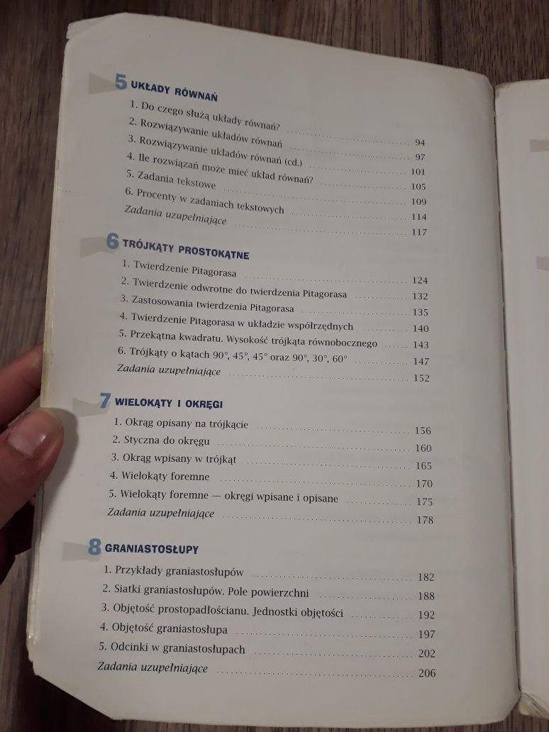 Podręcznik Matematyka z plusem 2 gimnazjum GWO